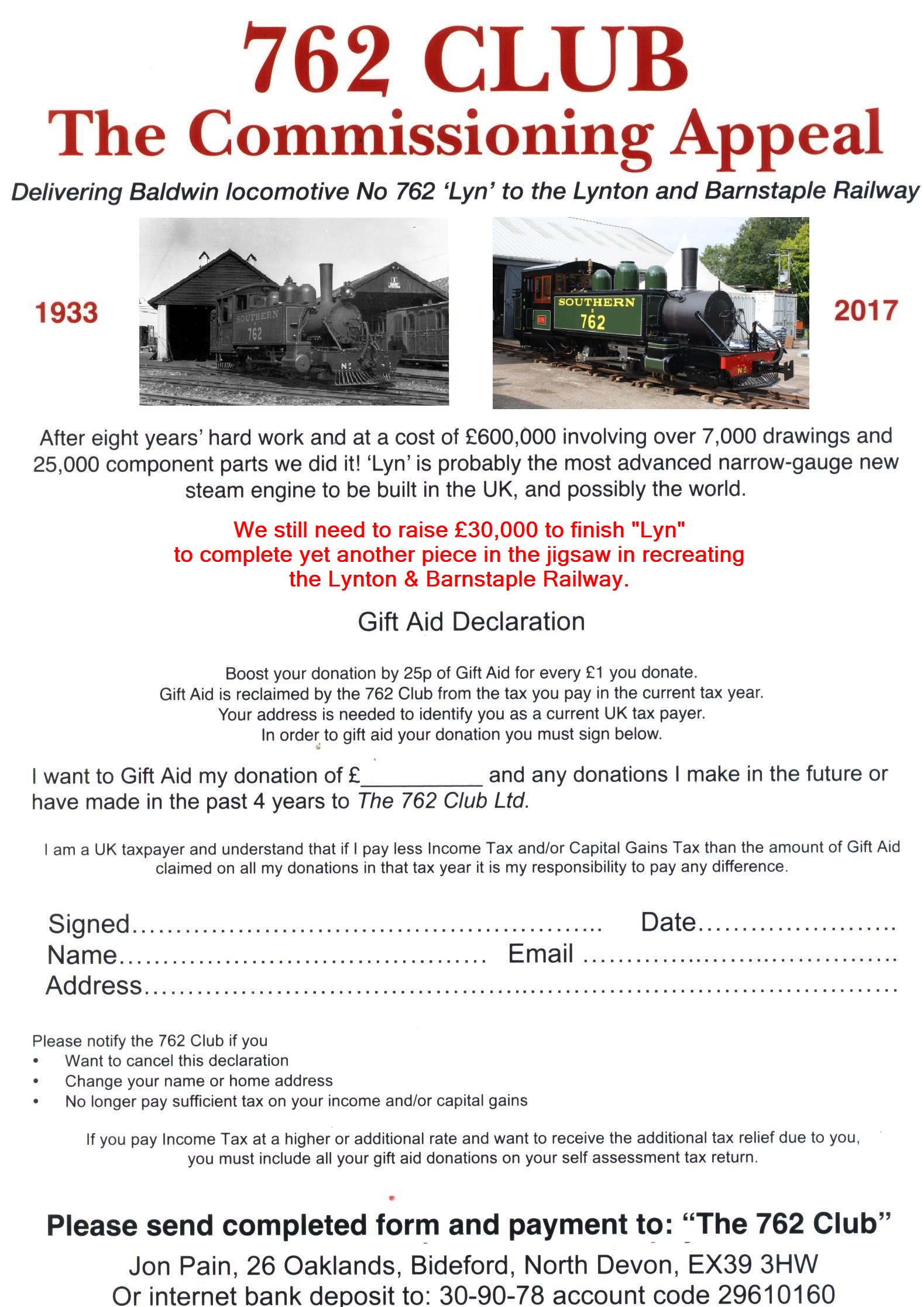 Download an Application Form HERE! Commissioning Appeal